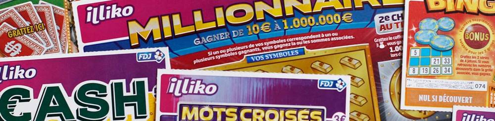 Des jeux à gratter de la gamme Illico